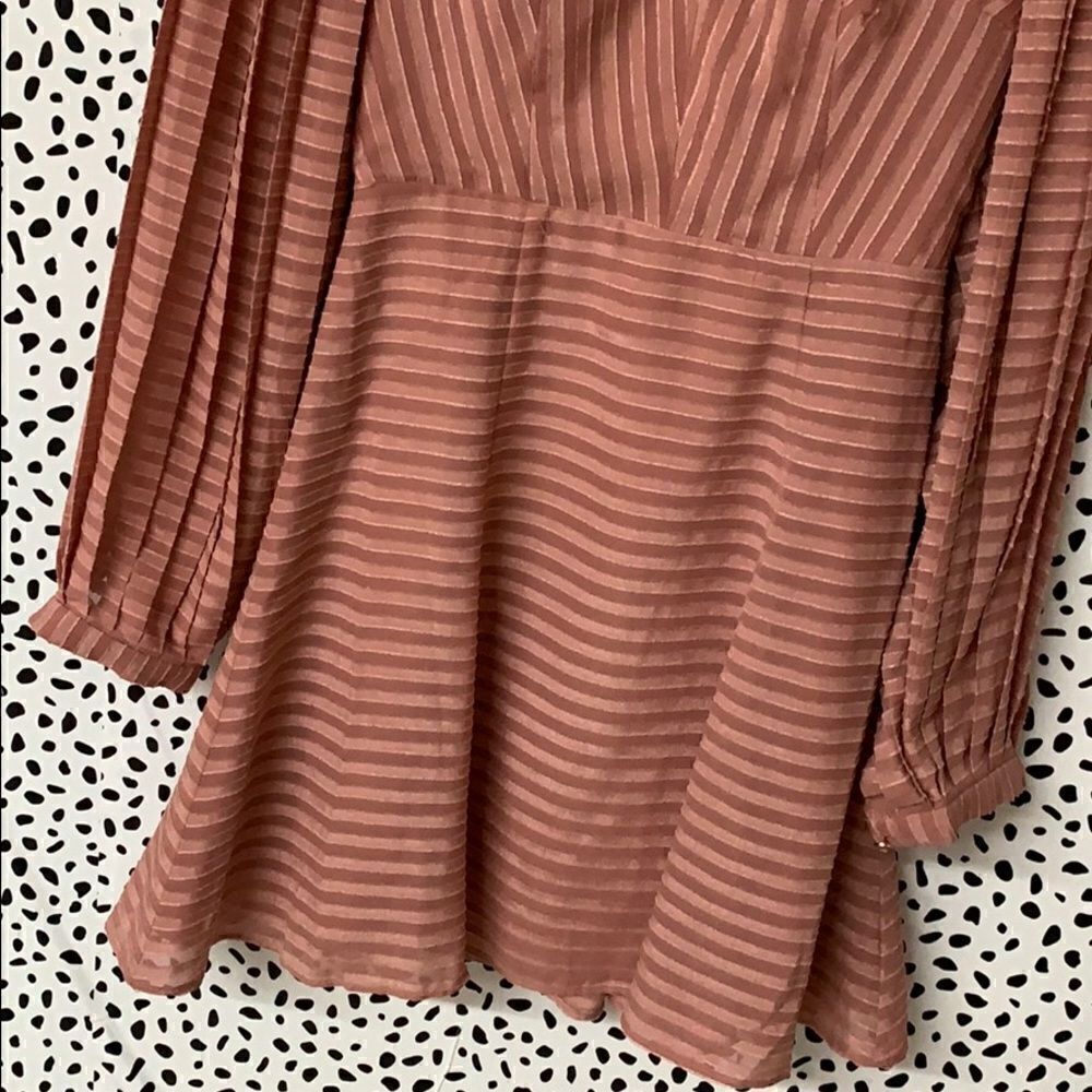Keepsake The Label Waterfall Rosewood Dress- worn once - Picture 3 of 7